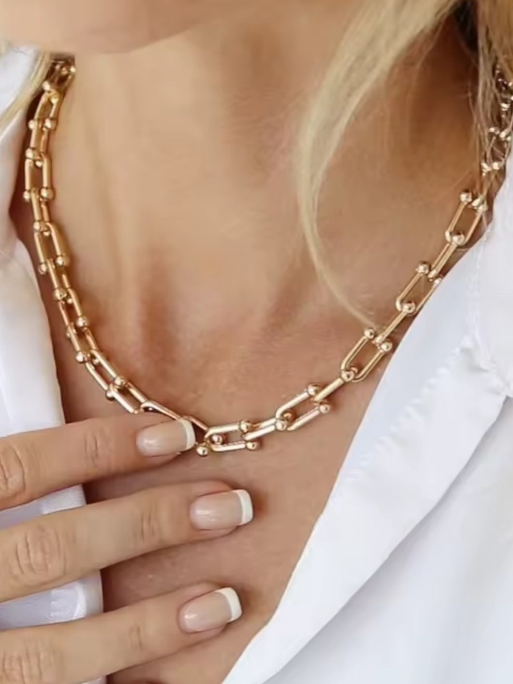 Gold Link Necklace